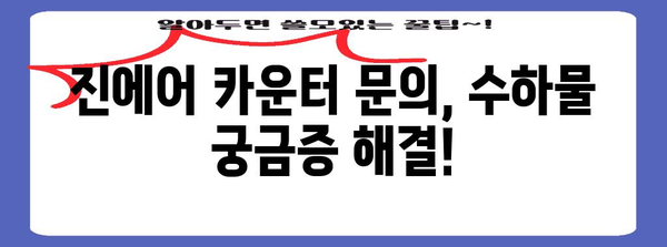진에어 수하물 무게확인 팁 | 누구나 쉽게 확인하기