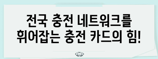 전기차 충전 카드 비교 | EV 라이프의 필수품