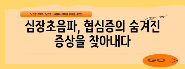 심장초음파로 협심증 조기 진단하기