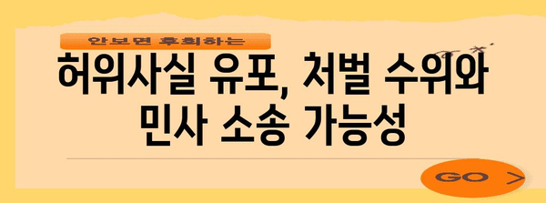 허위사실 유포로 고소하기 | 단계별 작성 가이드