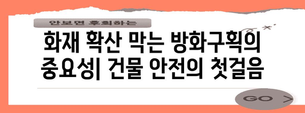건물 안전의 핵심, 방화구획 설계 및 시공 가이드 | 화재 예방, 안전 기준, 건축법