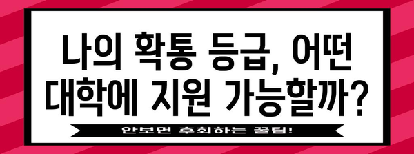 2023 수능 확통 등급컷 분석|  주요 대학별 합격 가능 등급 확인! | 수능, 확률과 통계, 등급컷, 합격 가능 등급, 대학별 분석