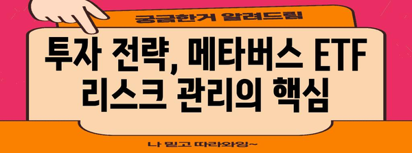 메타버스 ETF | 투자 risk 관리 전략