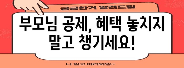 연말정산 부모님 공제, 놓치지 말고 챙기세요! | 부모님 공제 대상, 방법, 최대 공제 금액