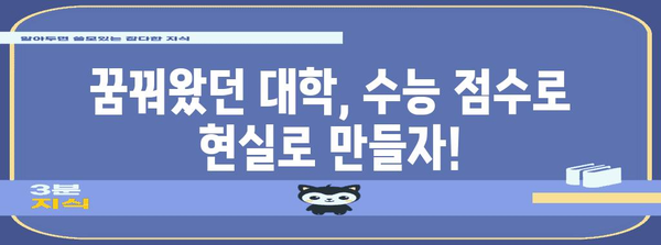 내 수능 점수로 갈 수 있는 대학 찾기| 2024학년도 수능 점수 지원 가능 대학 | 대학 입시, 지원 전략, 합격 예측