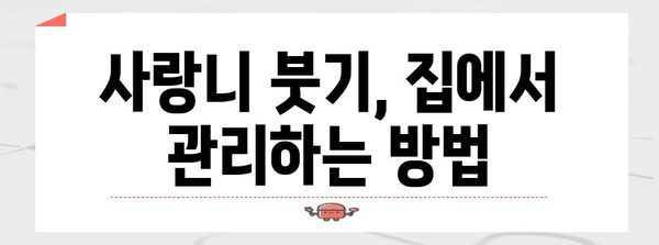 사랑니로 인한 턱 밑 붓기 해결책 | 집에서부터 외과적 시술까지