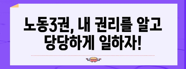 노동3권 완벽 가이드| 권리 찾고, 행복하게 일하기 | 노동법, 근로자 권익, 노동조합, 노동쟁의