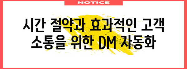 인스타그램 마케팅 혁명 | DM 자동 전송의 쉬고 빠른 방법
