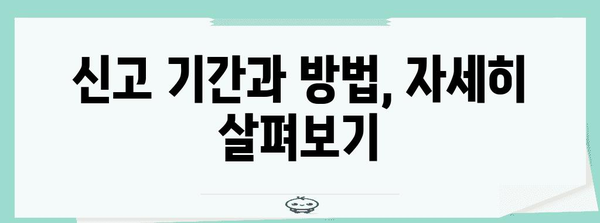 종합소득세 신고의 모든 것, 방법과 필수 서류