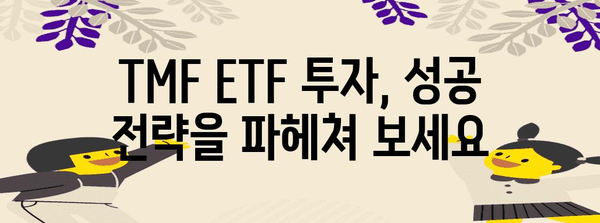 TMF ETF 매수 타이밍 | 시장 분석으로 정복하는 투자