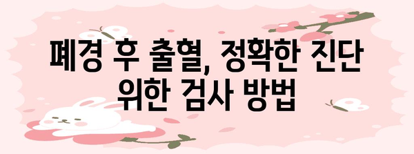 폐경 후 출혈 | 심각한 신호 이해하기