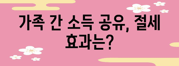 연말정산 몰아주기 가능 항목 총정리 | 절세 팁, 가족 간 소득 공유, 세금 절약 꿀팁