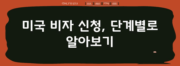 미국 비자 신청 완벽 가이드 | 단계별 절차와 필수 정보