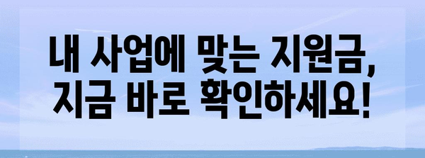 자영업자·소상공인 지원금 모음 | 손쉬운 한 번 확인