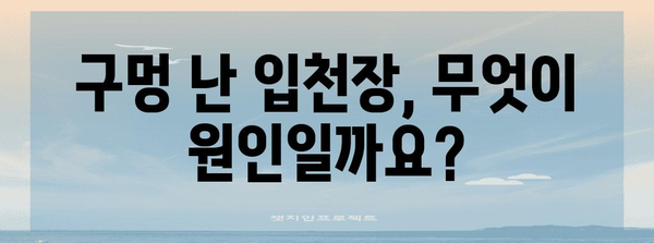 구멍 난 입천장의 원인과 해결책