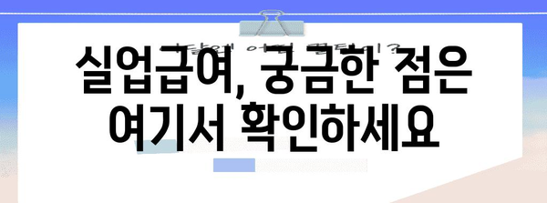 2024년 실업급여 신청 및 부정 사용 방지 가이드