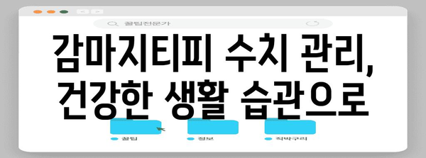 감마지티피 수치 검사 | 정상 범위와 건강 관리