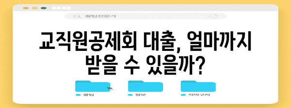 교직원공제회 대출 한도 및 자격 요건 파헤치기