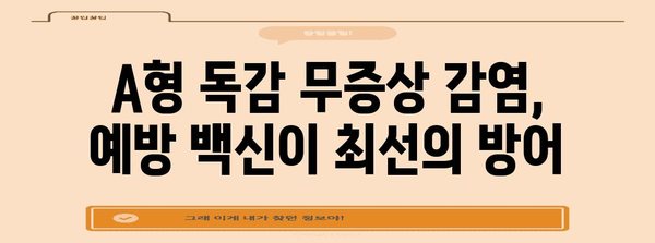 A형 독감 무증상 | 놀라운 발견과 예방 전략