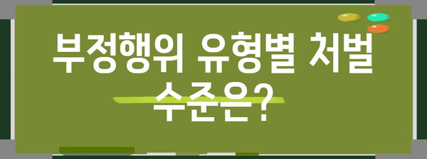 수능 부정행위 처벌| 종류별 처벌 기준 및 사례 분석 | 수능, 부정행위, 처벌, 징계, 입시