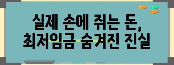 2024년 최저임금 대비 비교 | 국가별 실수령액 일관 실체 파악