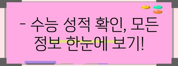 2023 수능 결과 발표일 확인 & 성적표 확인 방법 | 수능, 성적, 발표, 확인
