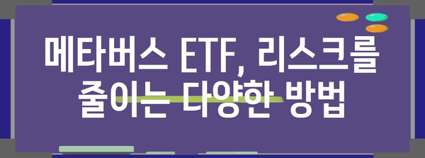 메타버스 ETF | 투자 risk 관리 전략