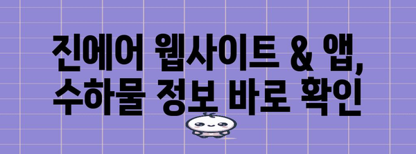 진에어 수하물 무게확인 팁 | 누구나 쉽게 확인하기