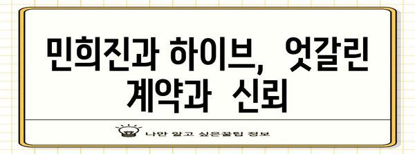 민희진 vs 하이브 분쟁 | 핵심 내용과 전개 과정 분석