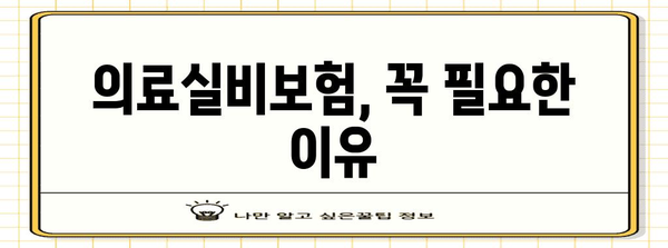 의료실비보험 가입 가이드 | 병원비 부담 완화를 위한 현명한 옵션