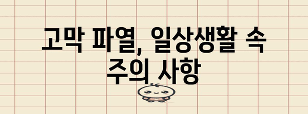 고막 파열 | 소리가 들리지 않는 증상의 진상