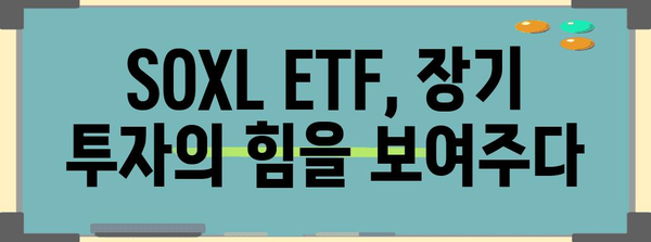 장기 투자의 성공 사례 | SOXL ETF로 달성한 엄청난 수익률