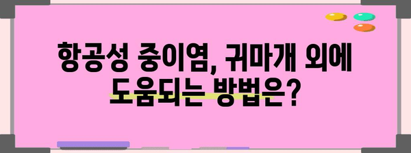 항공성 중이염에 효과적인 귀마개 리뷰와 원인 분석