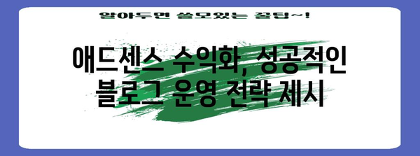 구글 애드센스를 통한 블로그 수익화 | 현실적인 가이드