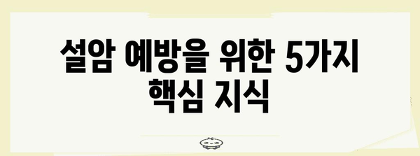 설암 예방 | 증상별 체크리스트와 검진의 중요성