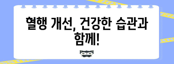혈행 개선제 선택 가이드 | 효과적인 제품 찾는 방법