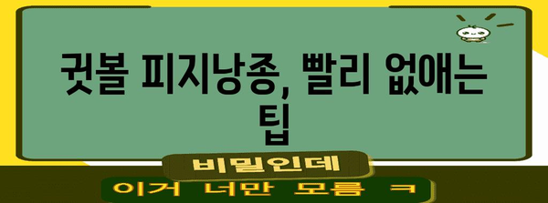 귓볼 피지낭종 통증 자연적으로 해결하는 방법