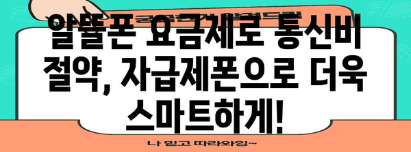 알뜰폰 요금제 혁명 | 자급제폰과 밀리의 서재 혜택