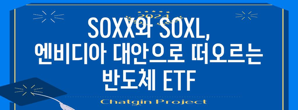 SOXX vs SOXL | 엔비디아 대안으로 주목받는 반도체 ETF 비교