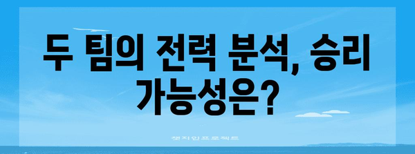 월드컵 승부 예측 | 일본 vs 튀니지, 경기 분석과 결과 추측