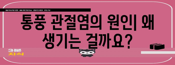 만성 통풍 관절염 | 원인, 증상, 치료 및 관리 가이드