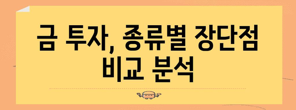 금값 폭등 시대의 투자 전략