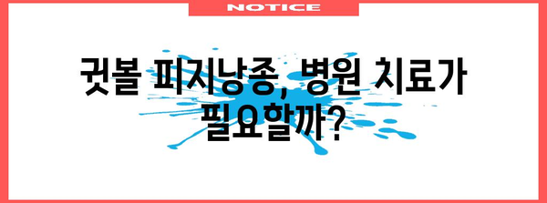 귓볼 피지낭종 통증 자연적으로 해결하는 방법
