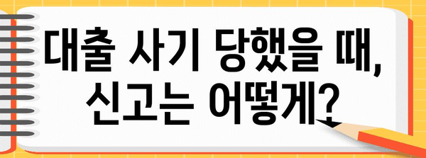 대출사기 예방 가이드 | 피해 유형, 예방 방법, 신고 방법