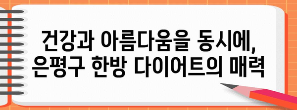 건강한 한방 다이어트로 은평구에서 살빼기