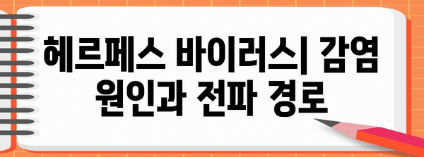 헤르페스 | 완전 가이드 (원인, 증상, 치료)