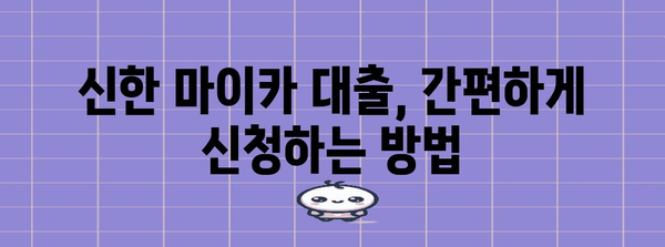 신한 마이카 대출 신청을 위한 필수 가이드 | 필요 서류와 문의 방법