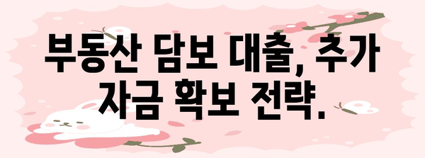 부동산 담보 대출의 모든 것 | 추가 대출 가능성 파악
