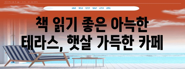 책과 테라스의 포근함 | 편안한 카페 추천