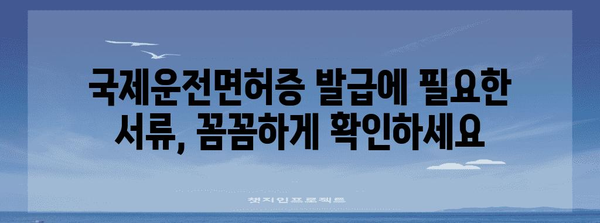 국제운전면허증 발급 완벽 가이드 | 절차, 서류, 수령 방법, 주의 사항